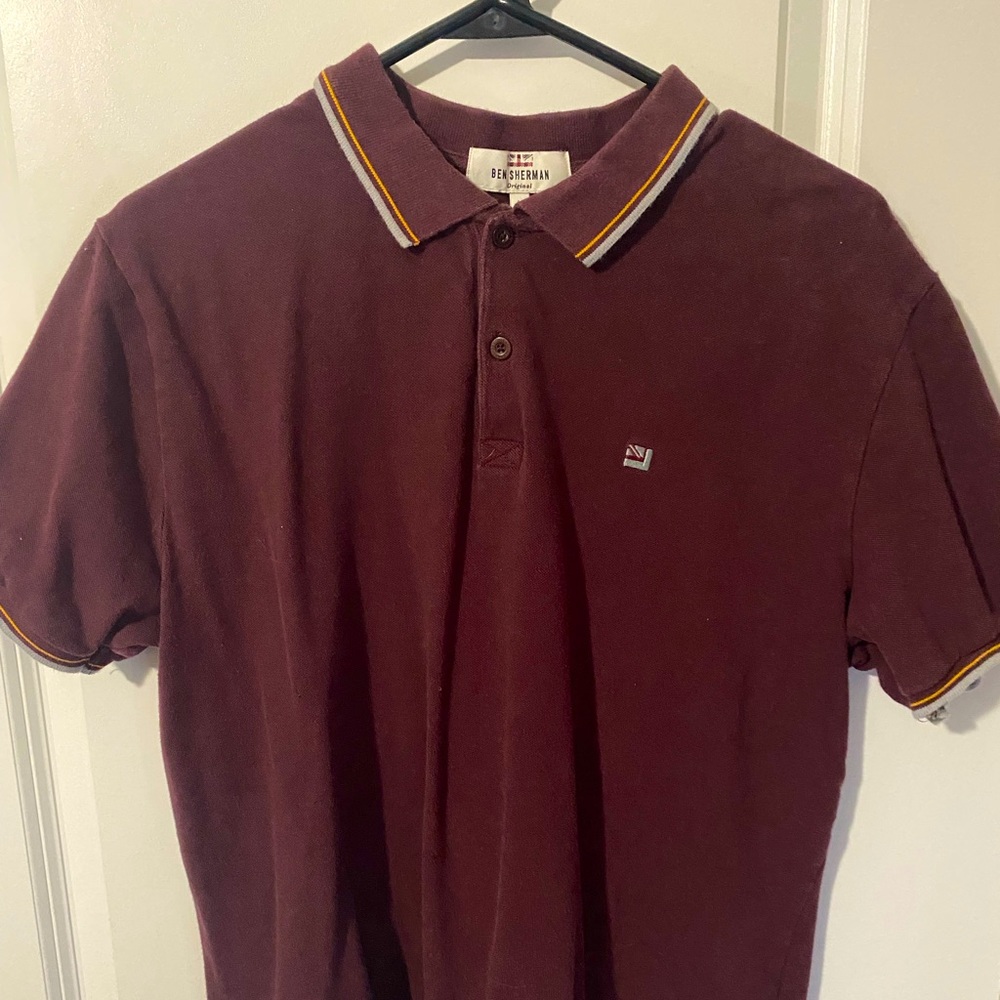 Ben Sherman large mens Polo shirt.